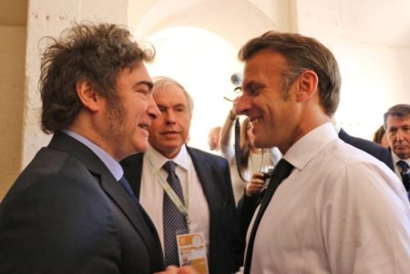 Milei busca recomponer lazos con Macron en la antesala de la fiesta inaugural de los Juegos Olímpicos de París imagen-7