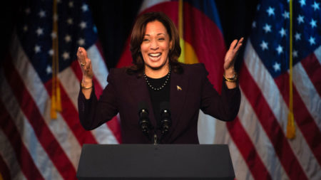 Kamala Harris dice que su intención es ganar la candidatura demócrata a la presidencia y que hará "lo que esté en su poder" para derrotar a Trump imagen-11