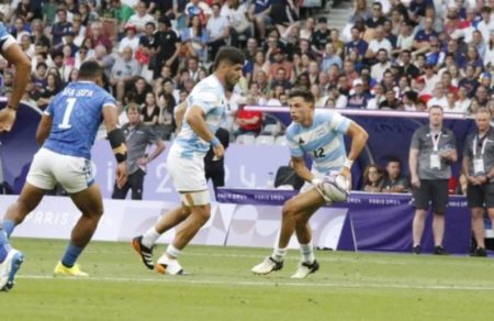 Los Pumas 7s vencieron a Samoa y clasificaron a cuartos de final en los Juegos Olímpicos de Paris 2024 imagen-16