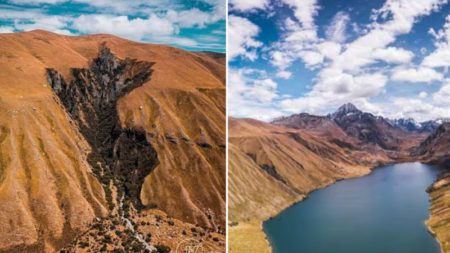 Esta es la montaña donde se puede apreciar el mapa del Perú: la silueta se formó de manera natural imagen-9