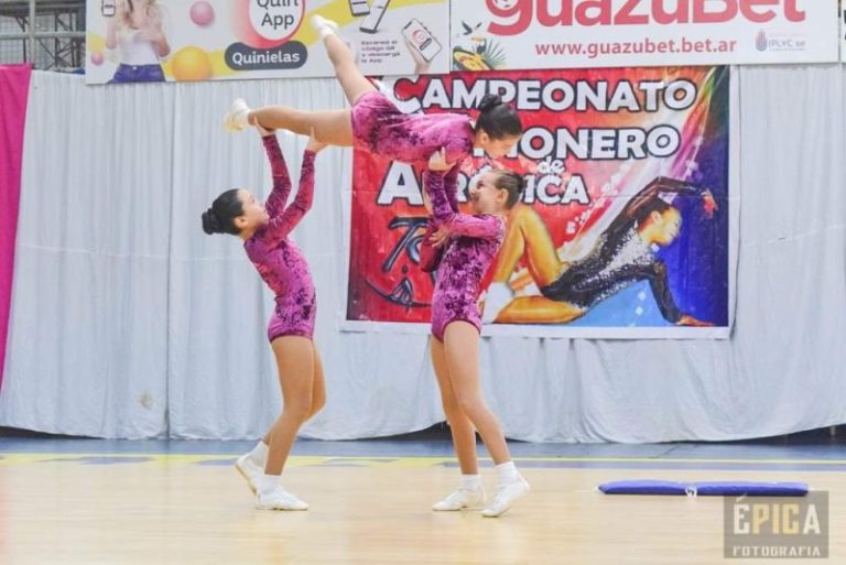 Gimnastas obereñas con excelentes resultados en el 4° Campeonato Misionero de Aeróbica imagen-3