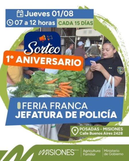 AGRICULTURA FAMILIAR: FERIA FRANCA EN JEFATURA DE POLICÍA imagen-14