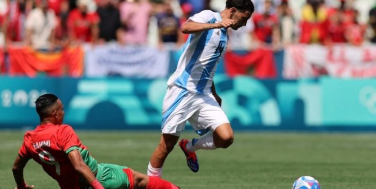 La Selección Argentina Sub 23 rescató un agónico empate en su debut en los Juegos Olímpicos imagen-4