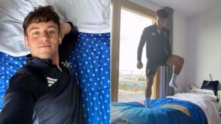 Tom Daley puso a prueba las camas de cartón de la Villa Olímpica imagen-16