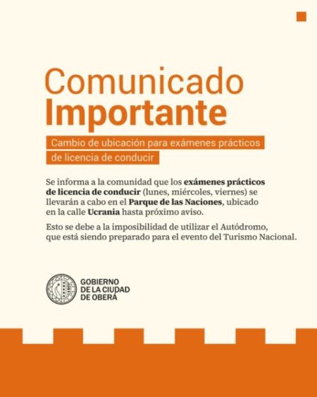 Exámenes prácticos de licencia de conducir, se realiza en calle Ucrania imagen-8