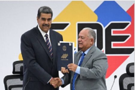 A pesar del reclamo internacional, proclamaron a Nicolás Maduro como presidente de Venezuela imagen-10