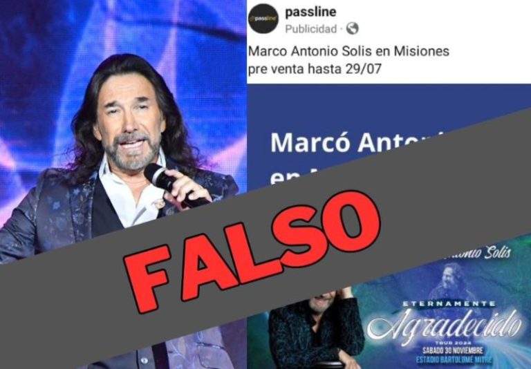 Desmienten un supuesto concierto del cantante Marcos Antonio Solís en Posadas imagen-3