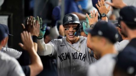 Aaron Judge, de los Yankees de Nueva York, alcanza los 300 jonrones más rápido que nadie en la historia de la MLB imagen-12