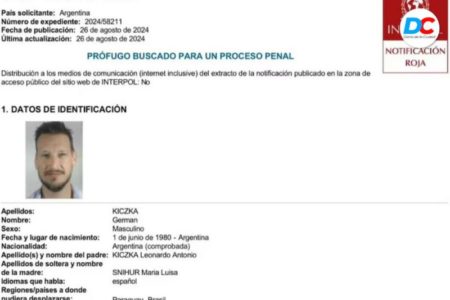 Interpol emitió una alerta roja para encontrar al diputado puertista Germán Kiczka imagen-10