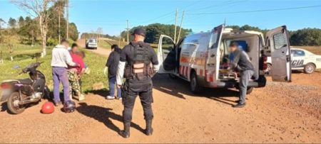 Motociclistas lesionados tras despistar sobre la ruta provincial Nº 103 imagen-14