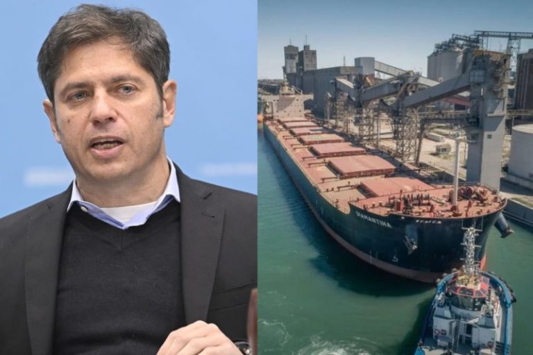 Tras la polémica: Kicillof negó que quiera crear una empresa de granos, pero reveló su objetivo para usar el puerto de Quequén imagen-4