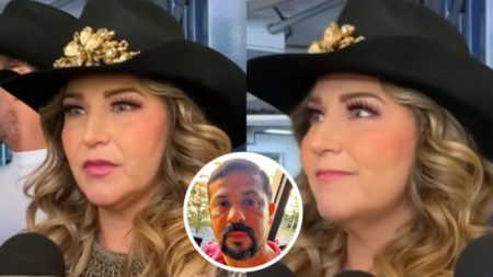 Así fue como Alicia Villarreal se enteró de la supuesta infidelidad de su esposo Cruz Martínez en plena entrevista |VIDEO imagen-13