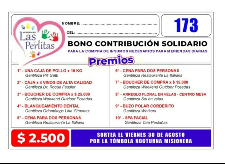 Sorteo de Bono para colaborar con merendero del barrio Los Oleritos imagen-4