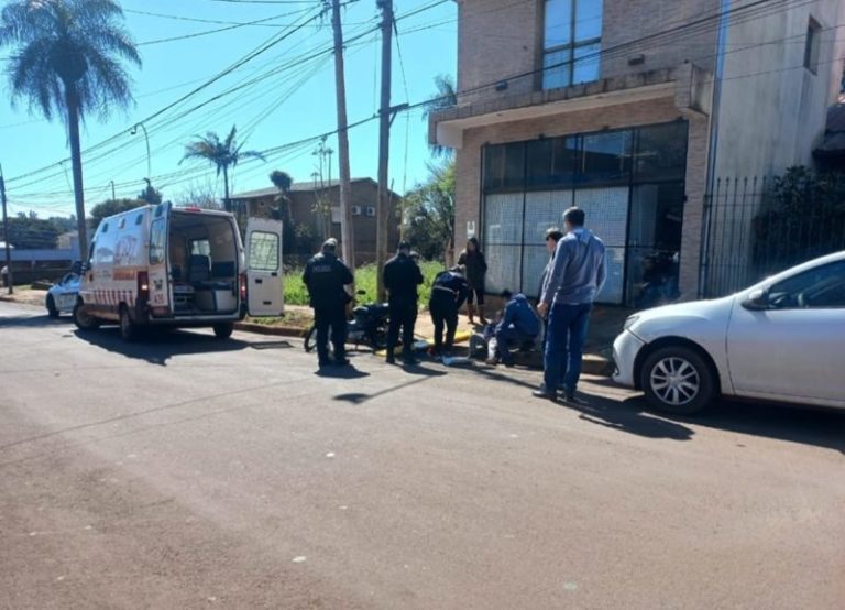 Colisión en la zona centro de Oberá dejó un menor lesionado imagen-4