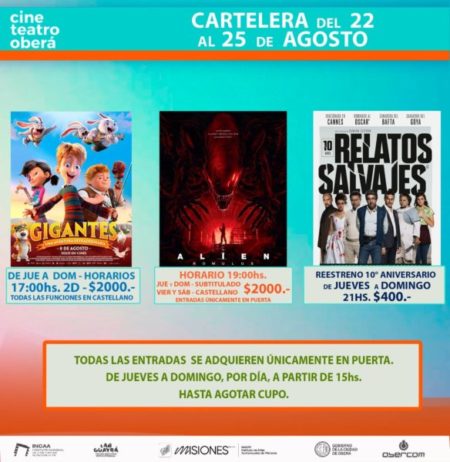 El Cine Teatro Oberá trae estrenos y reestrenos imperdibles para todos los gustos imagen-9