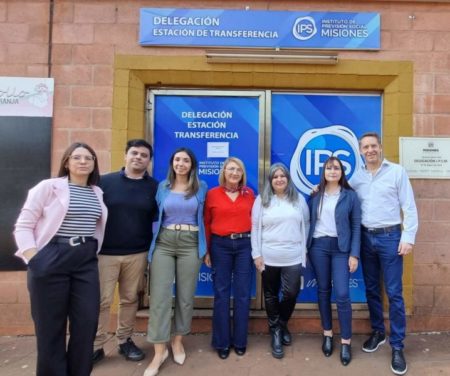 El Presidente del IPS, Dr. Lisandro Benmaor, en visitas constantes a las Delegaciones de toda la provincia imagen-14