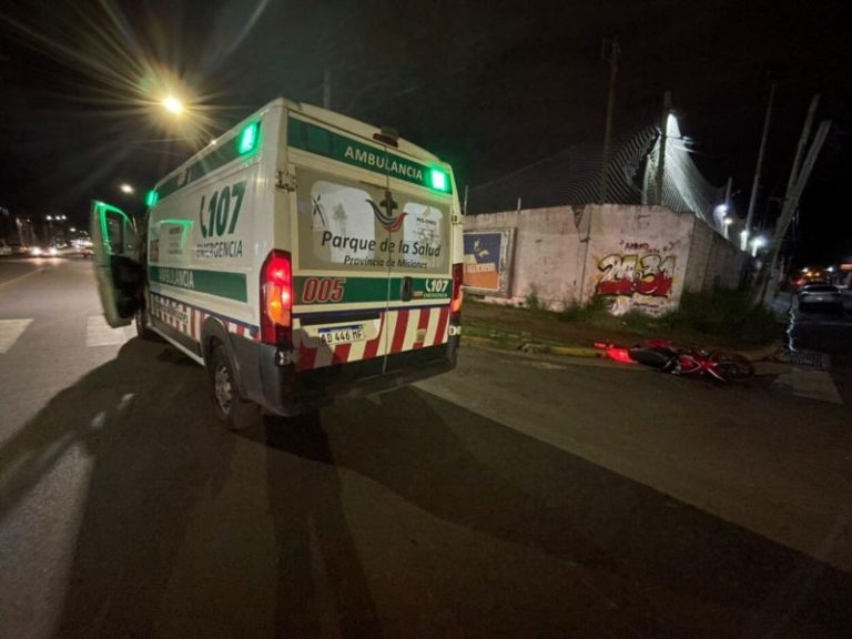 Motociclista lesionada tras colisión contra un auto cuyo conductor huyó imagen-4