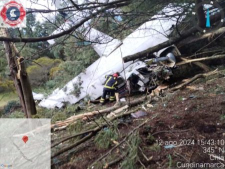 Reportan caída de avioneta en la vereda San Gabriel del municipio de Chía, Cundinamarca: esto es lo que se sabe imagen-10