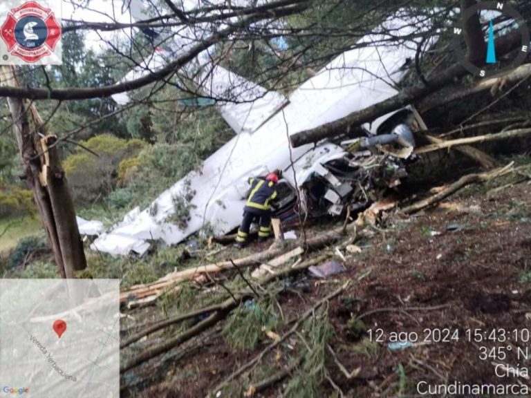 Reportan caída de avioneta en la vereda San Gabriel del municipio de Chía, Cundinamarca: esto es lo que se sabe imagen-3