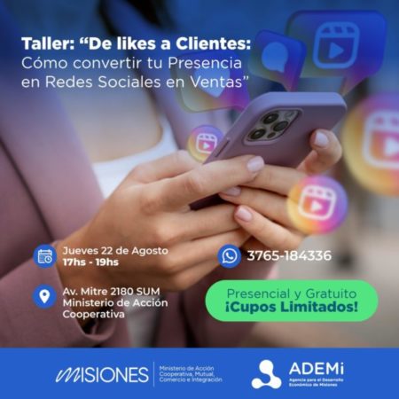 ACCIÓN COOPERATIVA: ESTÁ ABIERTA LA INSCRIPCIÓN AL TALLER “DE LIKES A CLIENTES” PARA EMPRENDEDORES QUE QUIEREN CONVERTIR LA PRESENCIA EN REDES SOCIALE... imagen-9