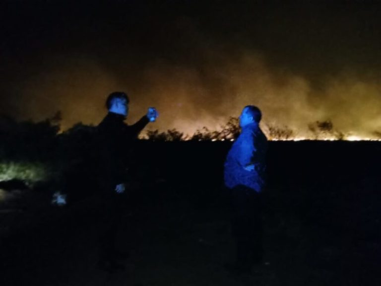 Con alto riesgo de incendio en Misiones, hubo tensión en Itambé Guazú imagen-4