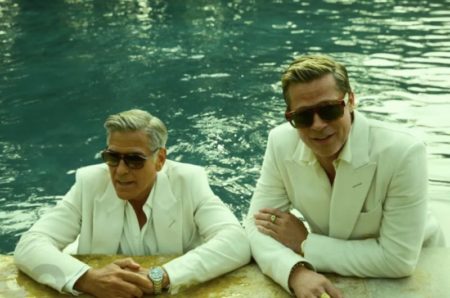 La sesión de fotos de Brad Pitt y George Clooney: en traje bajo el agua y en la cama con pijama imagen-6