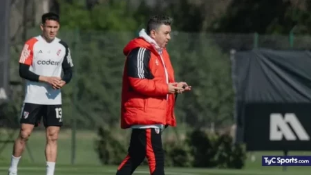 Las dudas de River ante Independiente tras un "intenso entrenamiento" - TyC Sports imagen-12