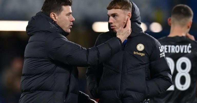 El palito de Cole Palmer a Pochettino, después de hacerlo figura del Chelsea imagen-4