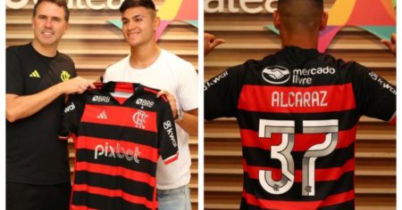 El guiño de Alcaraz a Racing en su llegada a Flamengo imagen-12