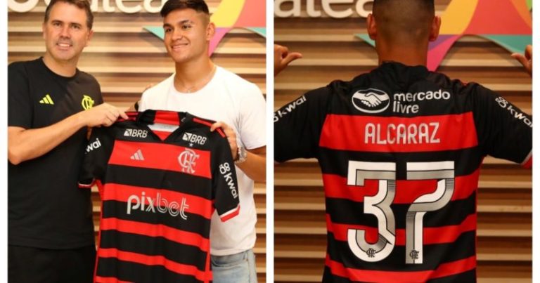 El guiño de Alcaraz a Racing en su llegada a Flamengo imagen-4