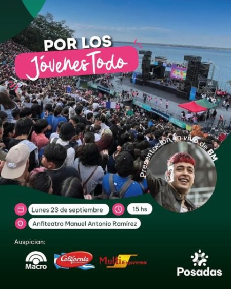 “Por los Jóvenes Todo” ya tiene fecha: muestra de talentos, competencia de hinchadas y el show del cantante BM imagen-4