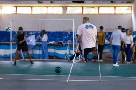 En Corpus se jugó un partido de fútbol adaptado en el marco de las actividades por el 147º aniversario   imagen-4