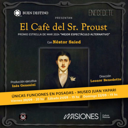 Llega a Posadas la premiada obra “El café del sr. Proust”  imagen-9