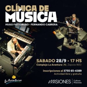 Hugo Fattoruso y Fernando Cabrera brindarán una clínica musical este sábado imagen-3