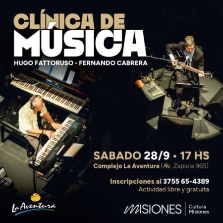 Hugo Fattoruso y Fernando Cabrera brindarán una clínica musical este sábado imagen-10