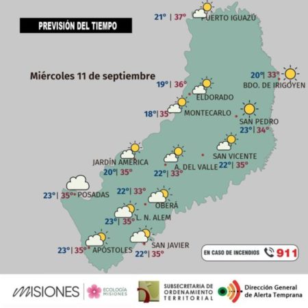 Pronóstico del tiempo para el miércoles 11 y los próximos días imagen-11