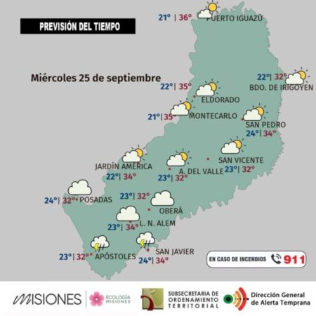 Pronóstico del tiempo para el miércoles 25 y los próximos días imagen-10