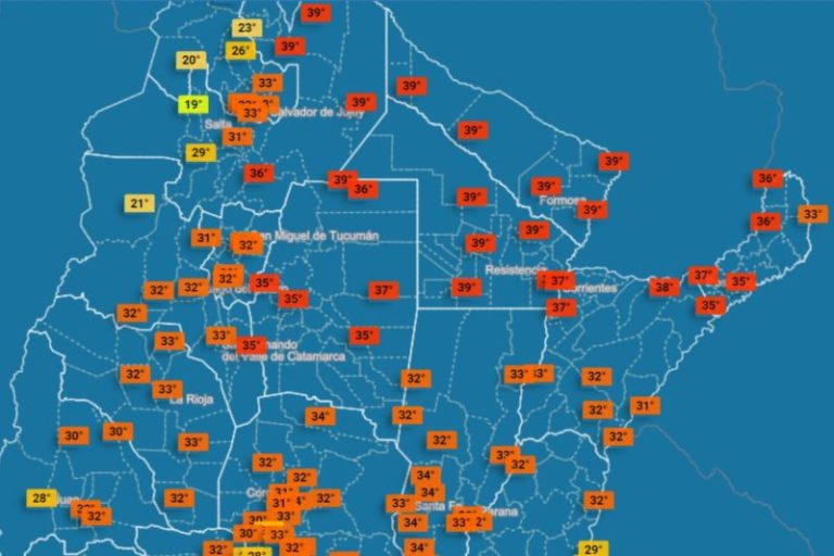 Alerta por temperaturas extremas para este martes en 14 provincias: rozarán los 40° imagen-4