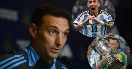 Scaloni: Di María, Armani y el "final de película" de los que dejaron la Selección imagen-13