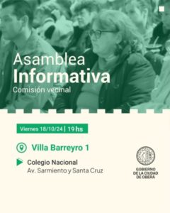 Asamblea informativa de la comisión vecinal de Vila Barreyro 1 imagen-2