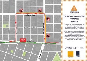 Vialidad: desvío de tránsito en Posadas por obras en zona de Av. Quaranta y Av. Las Heras imagen-10