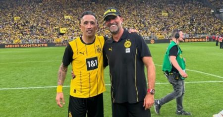 El argentino-paraguayo que fue dirigido por Klopp y se sacó una foto con él en su vuelta al Dortmund imagen-9