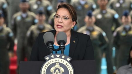 Presidenta de Honduras, Xiomara Castro, nombra a la precandidata presidencial de su partido como ministra de Defensa imagen-13