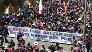 Marcha antigubernamental convocada por Evo Morales llega a La Paz imagen-2