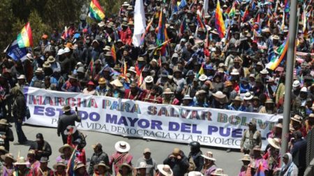 Marcha antigubernamental convocada por Evo Morales llega a La Paz imagen-7