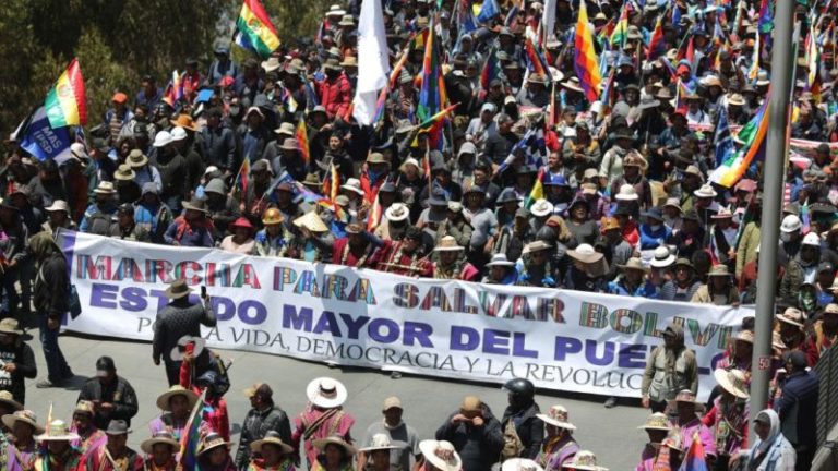 Marcha antigubernamental convocada por Evo Morales llega a La Paz imagen-4