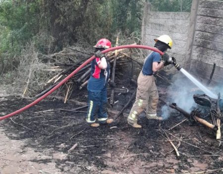 Incendio de pastizal deja sin luz a medio barrio en Iguazú imagen-10