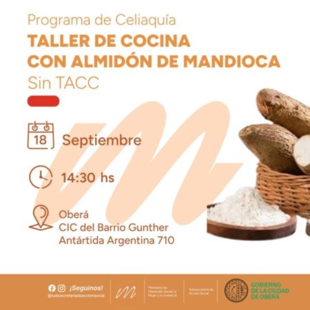 Taller de cocina en el marco del programa de Celiaquía | OberaInside.com.ar La Noticia Junto a VosTaller de cocina en el marco del programa de Celiaqu... imagen-7