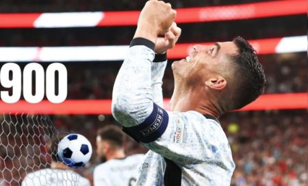 La leyenda Cristiano Ronaldo marcó su gol 900 e hizo historia imagen-6