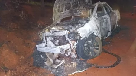 Un auto se destruyó totalmente por un incendio imagen-10